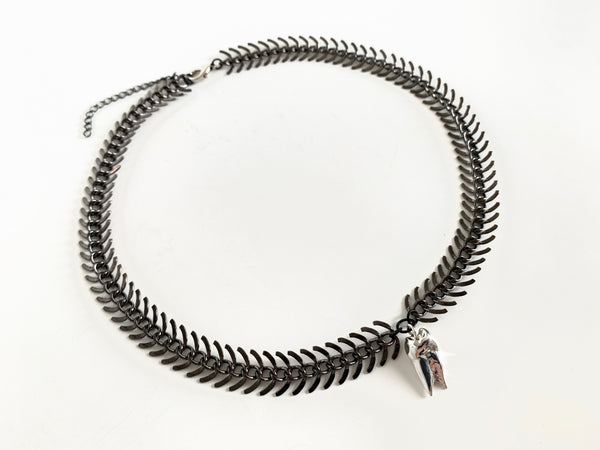 FREAK Silver Tooth Choker
