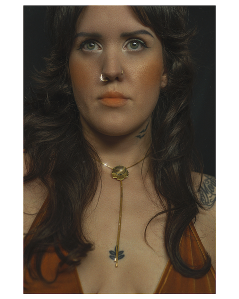 FLEUR DORÉE Bolo Tie