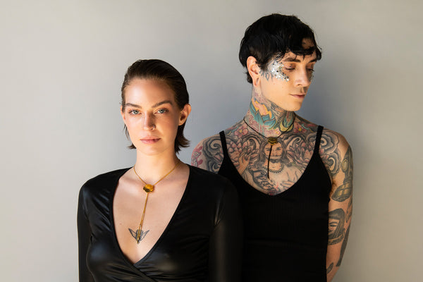FLEUR DORÉE Bolo Tie