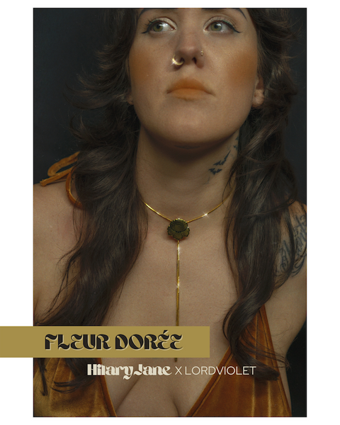 FLEUR DORÉE Bolo Tie