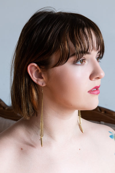 LUST Fishbone Earrings