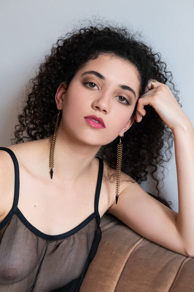 LUST Fishbone Earrings