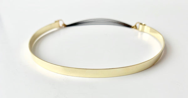 Brass choker band