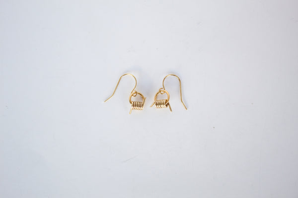 DEFIANT Barbed Wire Earrings