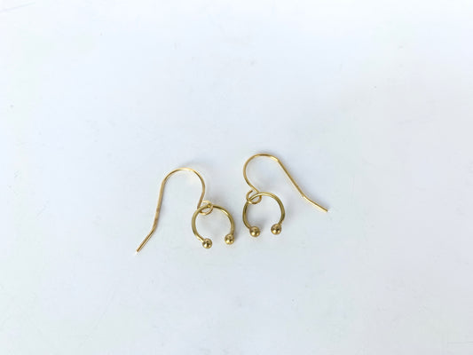 BRAT Mini Barbell Earrings