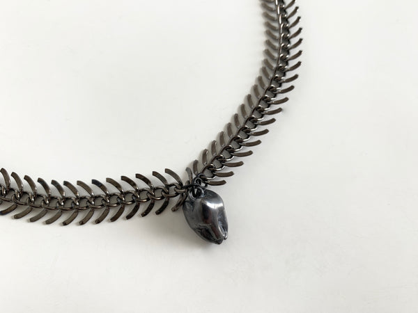 FREAK Silver Tooth Choker