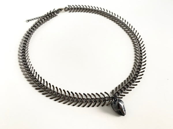 FREAK Silver Tooth Choker