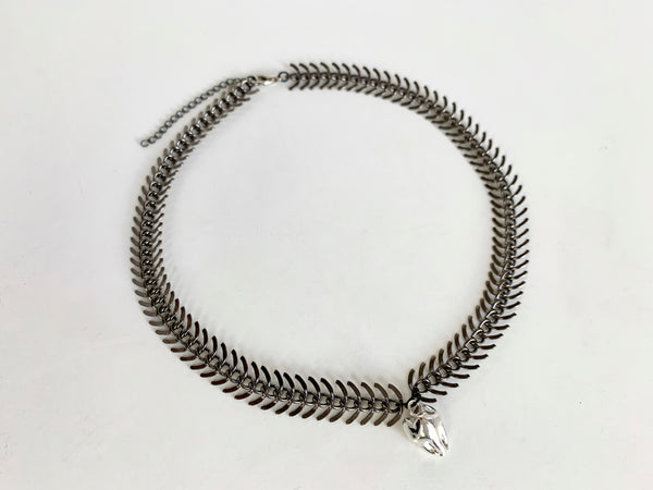 FREAK Silver Tooth Choker