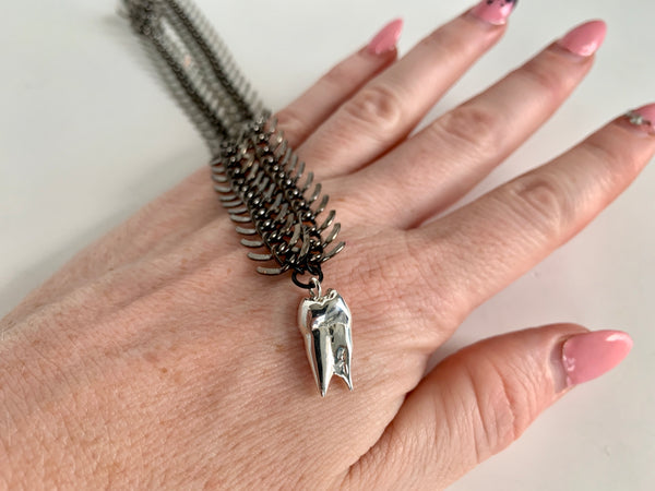 FREAK Silver Tooth Choker