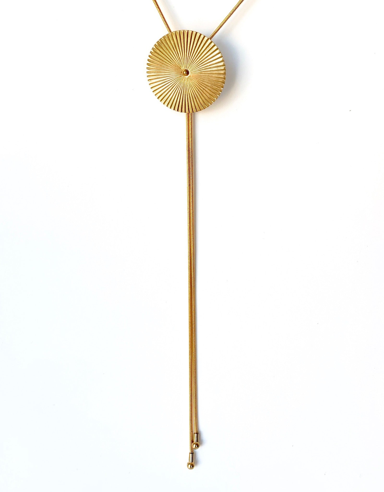 TROLLOP large gold Bolo Tie Necklace | alt jewelry – lordviolet