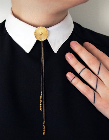 Bolo tie necklace