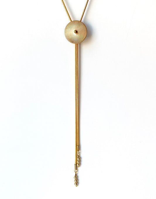 TROLLOP Gold Bolo Tie - Mini