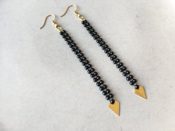 CLASSY Black Bubble Earrings