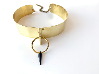 Gold Choker Collar