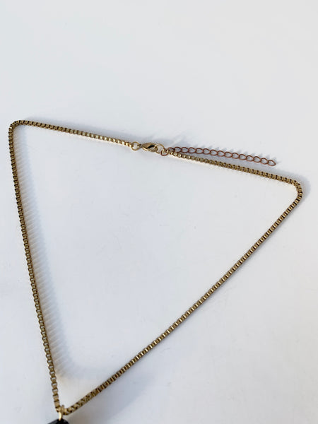 Clasp and box chain of lariat necklace