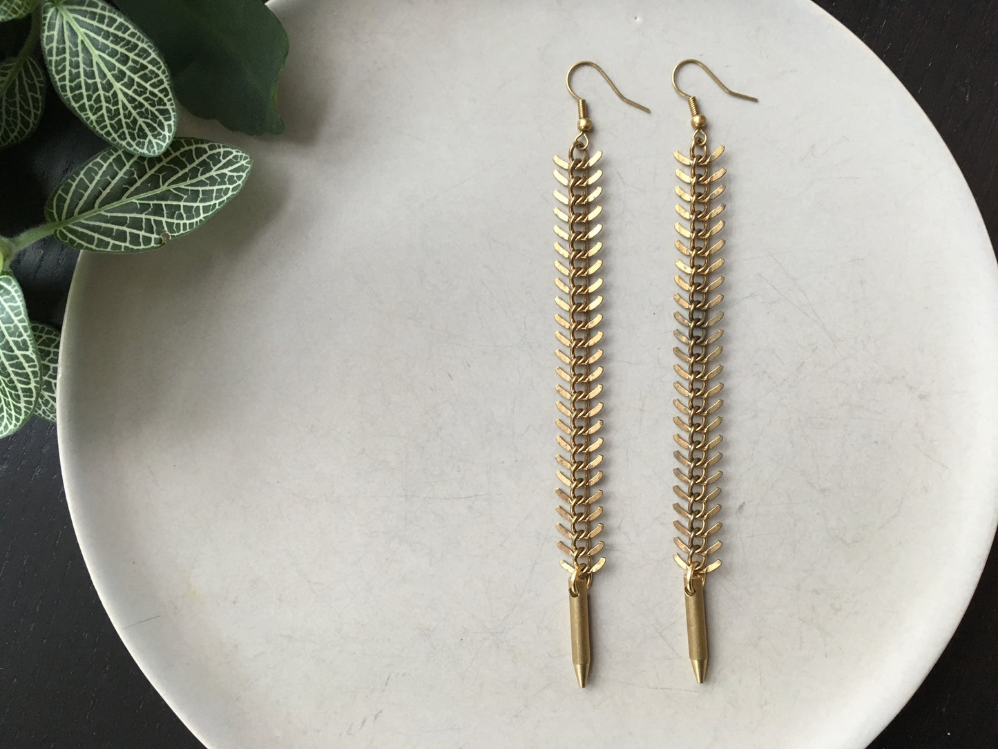 LUST Fishbone Earrings