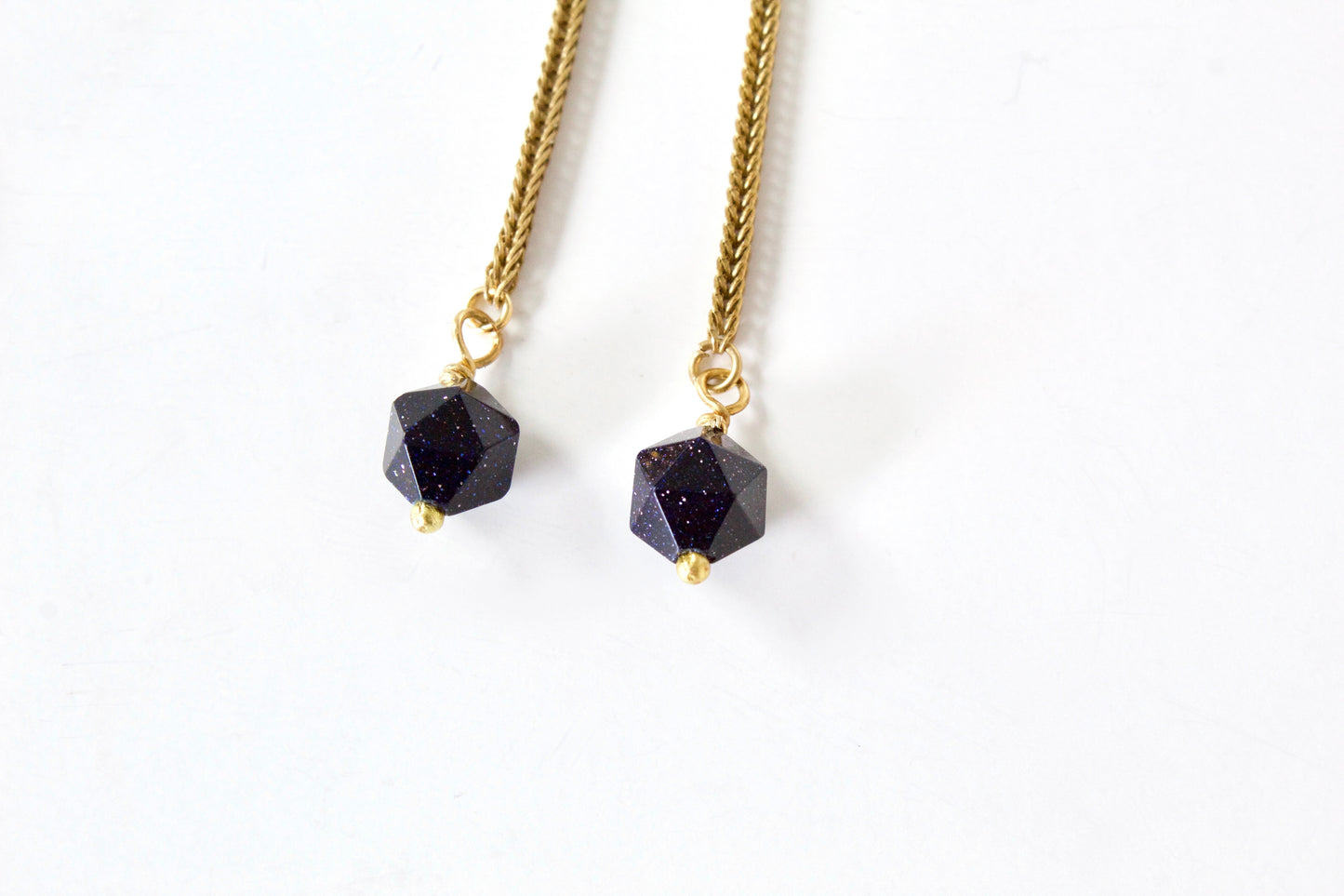Blue goldstone tips