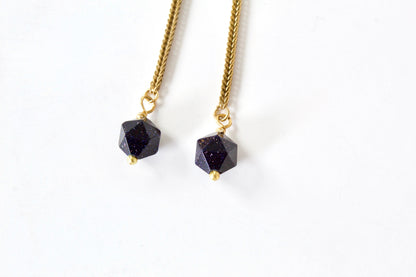 Blue goldstone tips