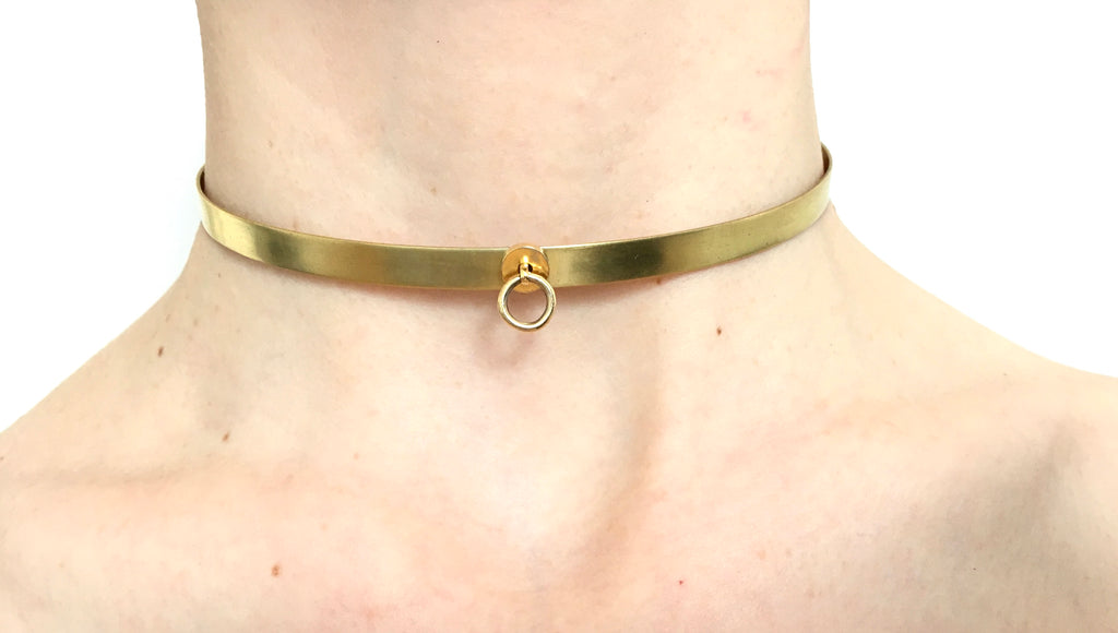 Delicate Gold Cross Choker Necklace | Elk & Bloom - Everyday Fine Jewelry |  Wolf & Badger