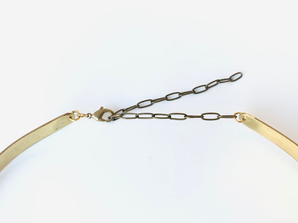 Choker clasp and extender chain