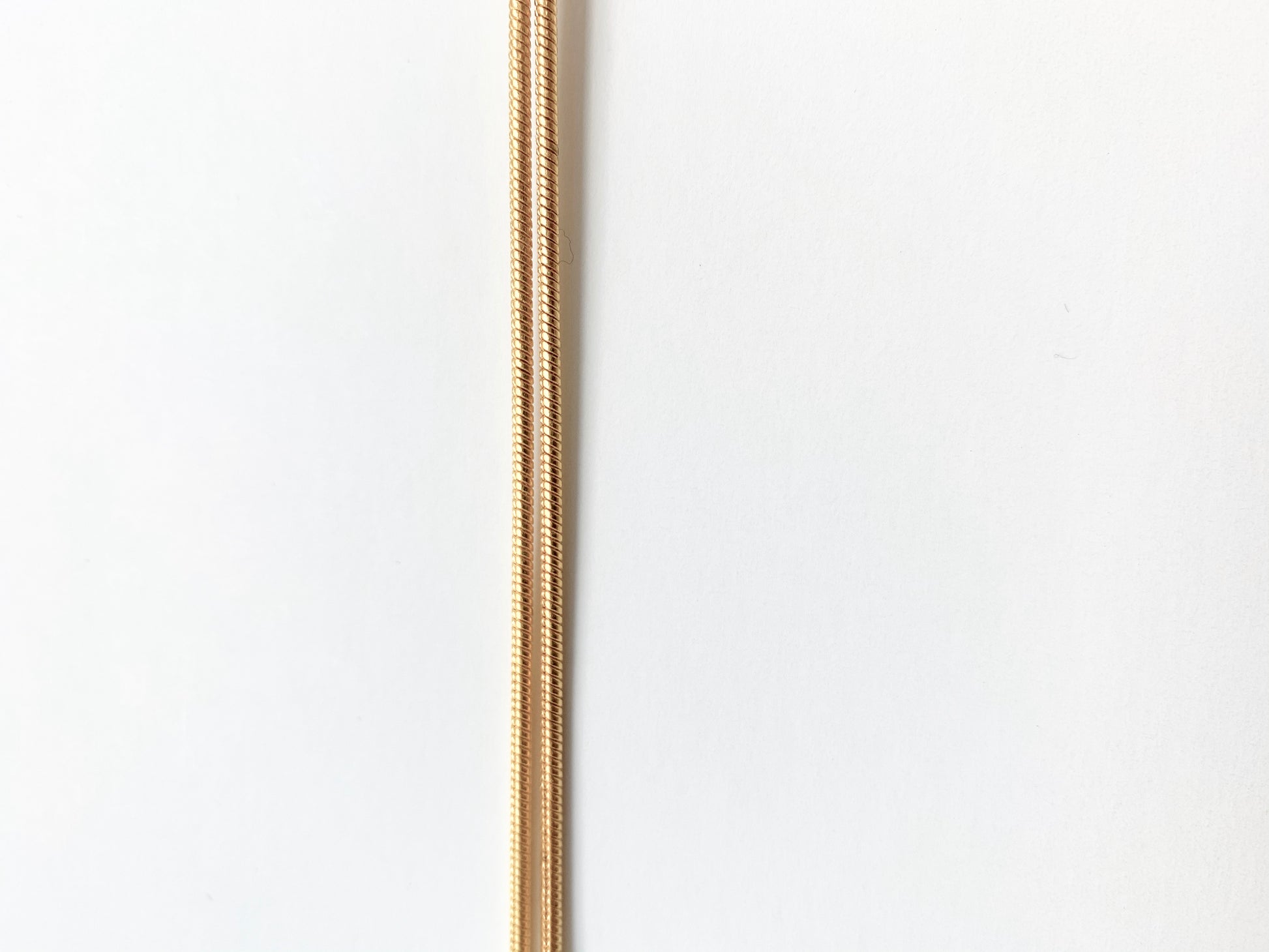 Brass snake chain