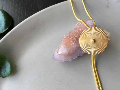 Gold bolo tie medallion