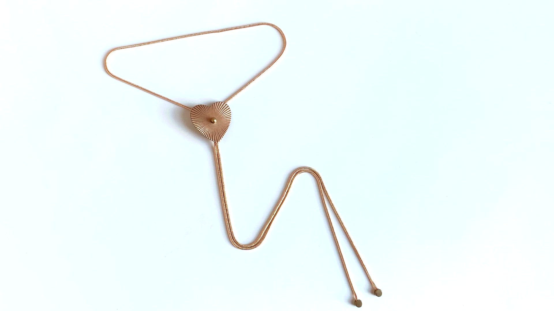 Heart bolo tie video